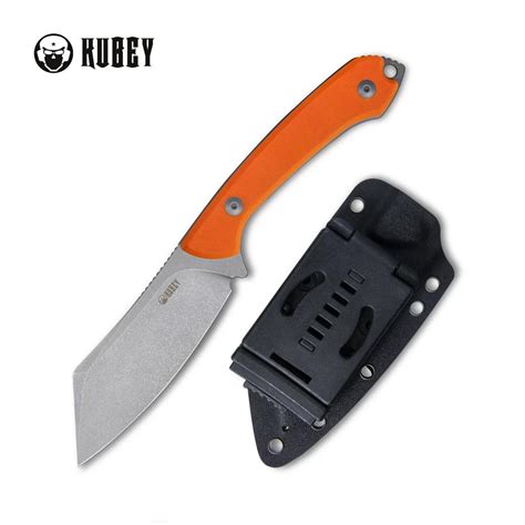 Kub A Couteau Kubey Perses Outdoor Survival Orange Lame Tanto Reverse