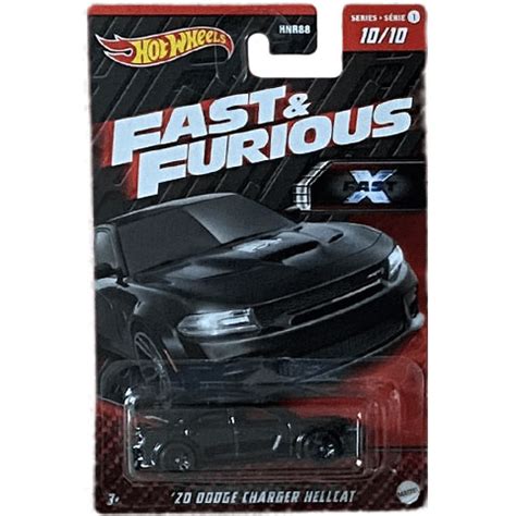Hot Wheels Halálos Iramban 20 Dodge Charger Hellcat kisautó 1 64