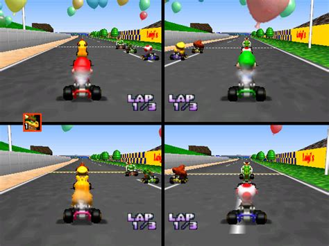 MK64 4 Player Grand Prix Mario Kart 64 Mods