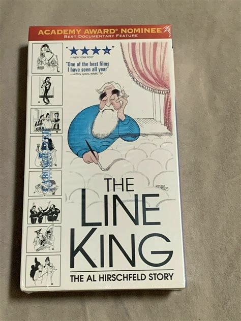 Line King The The Al Hirschfeld Story Vhs 1997 Vhs Tapes