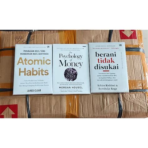 Jual Paket Buku Motivasi Atomic Habits Berani Tidak Disukai The