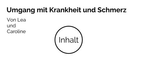 Umgang Mit Krankheit Und Schmerz By Caroline Schulz On Prezi