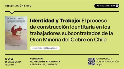 Lanzamiento Libro Identidad Y Trabajo El Proceso De Construcci N