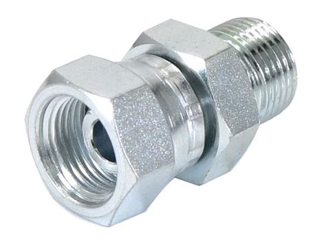 Hydraulic Adaptor 38 Bsp Male X 38 Bsp Swivel Female