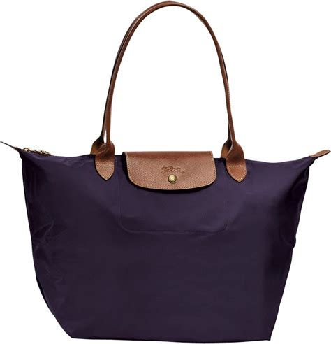 Longchamp Le Pliage Large Tote Shoulder Bag Bilberry Uk