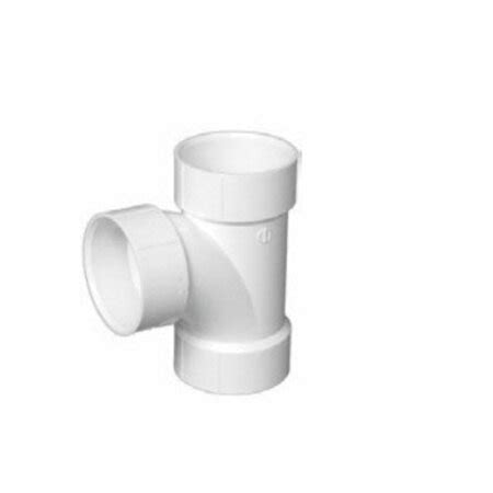 Genova Products Canplas 192151L Sanitary Pipe Tee 1 1 2 In Hub PVC