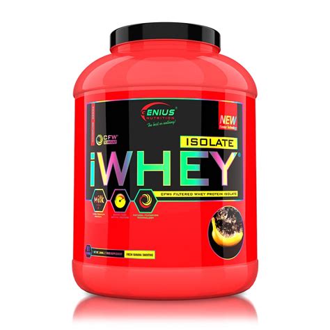 Pudra Proteica Cu Aroma De Banana IWhey Isolate 2000 G Ge Farmacia