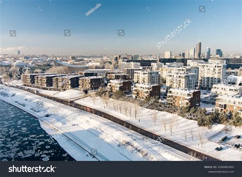 Beautiful Vilnius City Panorama Winter Snow Stock Photo 2200087403 ...