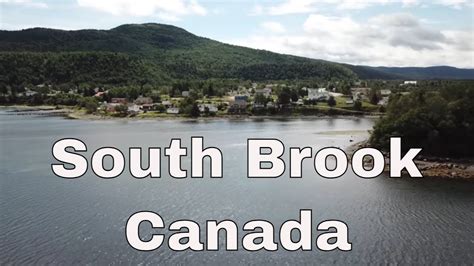 drone south brook newfoundland labrador canada youtube