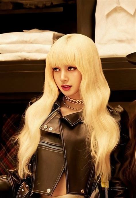 Blonde Hair Lisa Kpop Feminino Modelos Cabelo