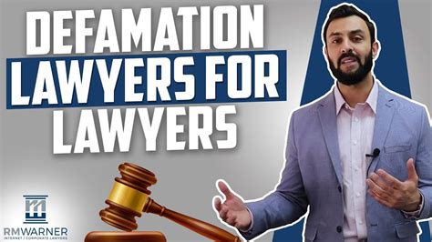 Defamation Lawyers For Lawyers We Help You Combat Defamation Youtube