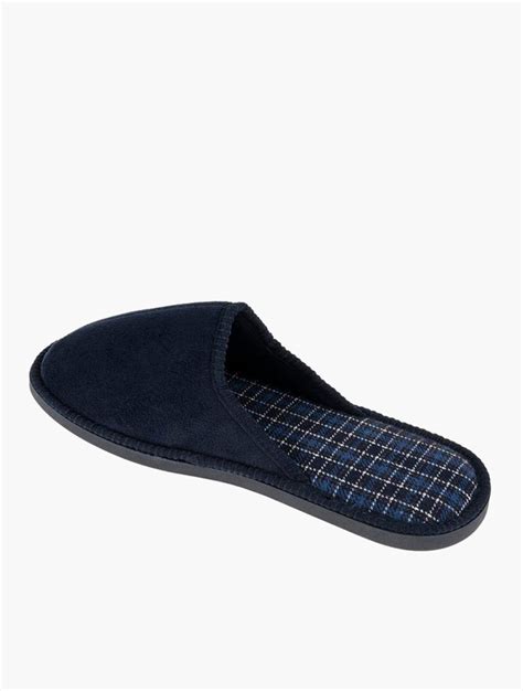 Myrunway Shop Woolworths Navy Faux Suede Mule Slippers For Men From