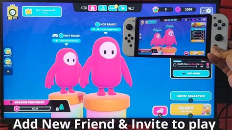 Fall Guys Free2Play How To Add New Friend Invite Then Play Together