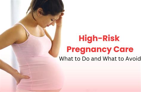 High Risk Pregnancy Care What To Do And What To Avoid Femcare