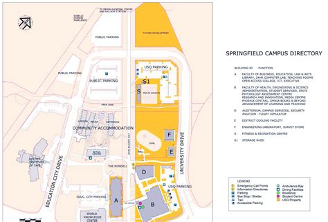 Usq Springfield Campus Map - Connie Celestina