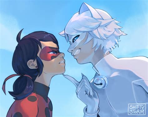 Ladybug and Chat Blanc - Miraculous Ladybug Fan Art (44798481) - Fanpop