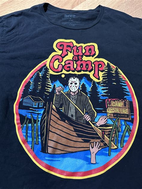 Friday The 13th Jason Voorhees Fun At Camp Unisex T S… Gem