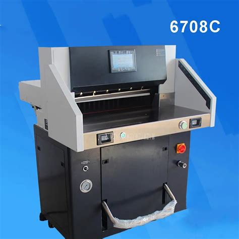 6708C 3KW Max Width 67cm Double Hydraulic Pressure Paper Trimmer Cutter