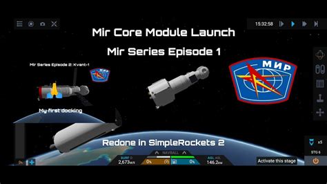 Mir Series Episode Mir Core Module And Kvant Mir Series Ced