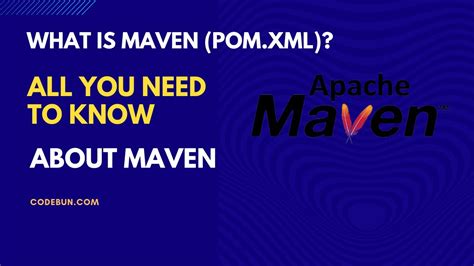 What Is Maven Why We Use Maven Into Java Project Youtube