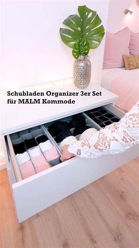 Malm Organizer Er Set F R Ikea Malm Kommode Video Ikea