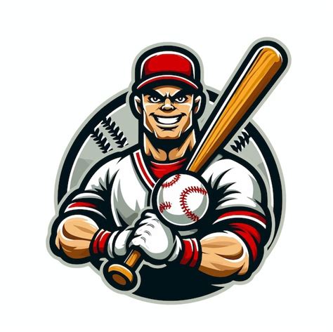 Premium Vector Baseball Mascot Logo Team Design Championship Athletic