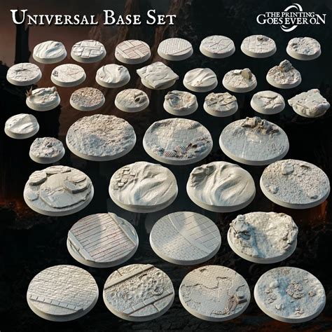 Universal Base Set - 55 Bases - Presupported and Supportless | The Printing Goes Ever On