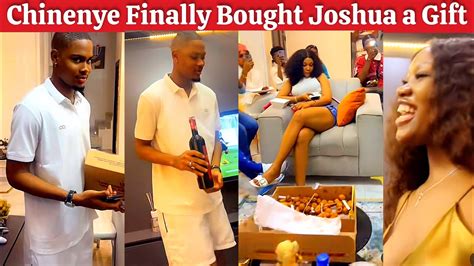 Finally Chinenye Nnebe Bought Gift For Clinton Joshua To Celebrate