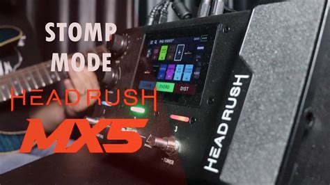 Pedaleira Headrush Mx Acessando V Rios Timbres Pelo Stomp Mode Youtube