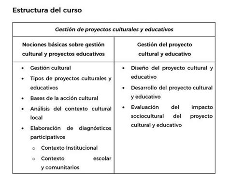 Gesti N De Proyectos Culturales Y Educativos P Gina Web De Javieredu