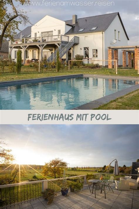 Ferienhaus mit Pool großer Garten Weitblick drei Ferienwohnungen