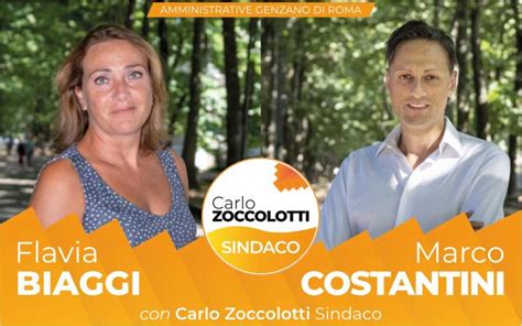 Biaggi E Costantini Lista Zoccolotti Genzano Ha Grandi Potenzialit