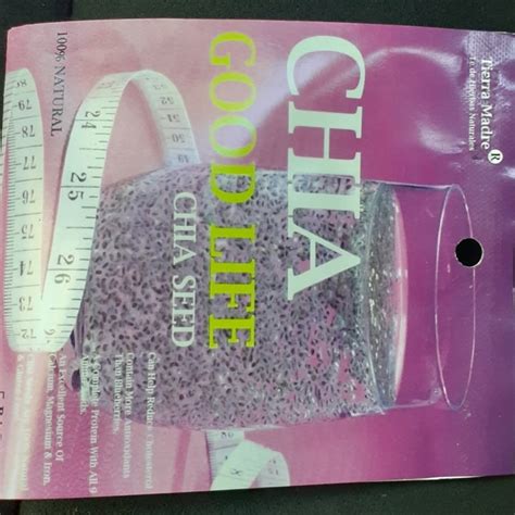 Terra Madre Good Life Chia Seeds Review Abillion