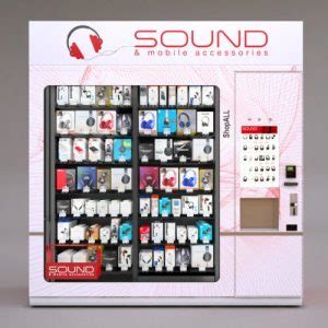 Sound & Mobile Accessories vending machine - Vending Machines