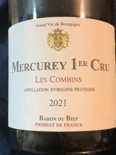 Baron Du Bief Mercurey Er Cru Les Combins Vivino Deutschland