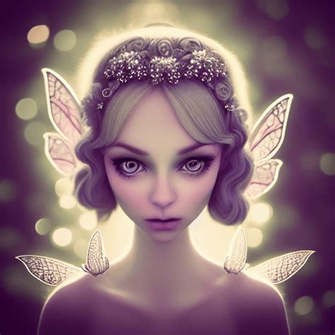 Fairy With Armor And Wings In A Magical Forest · Creative Fabrica