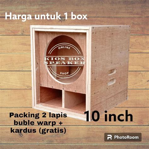 Jual Box Speaker Miniscoop Single Inch Tebal Triplek Mm Shopee