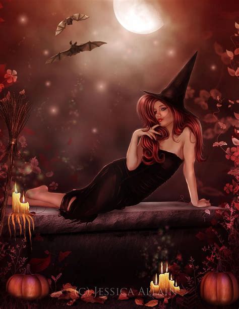 Witchy Woman Digital Art Witchy Woman Fine Art Print Witch Art Fantasy Witch Beautiful Witch