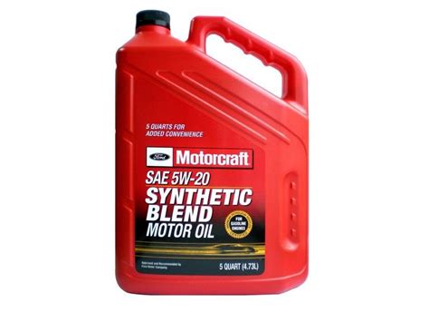 MOTORCRAFT Premium Synthetic Blend Motor Oil 5W 20 4 73L купить в Твери