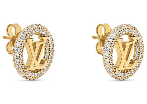 Louis Vuitton Louise By Night Earrings Gold In Gold Metal Us