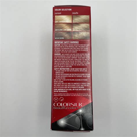 Revlon Colorsilk Beautiful Permanent Color 60 Dark Ash Blonde Pack Of