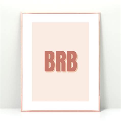 Be Right Back Sign - Etsy