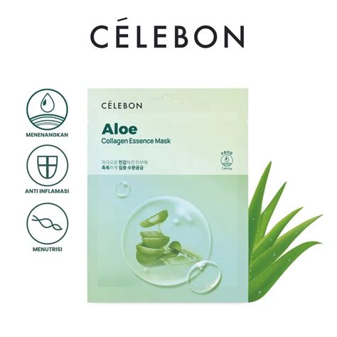 Celebon Aloe Collagen Essence Mask 23g Raena Beauty Platform Reseller And Dropship