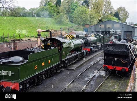 Steam Trains At Bridgnorth Railway Station Shropshire West Midlands