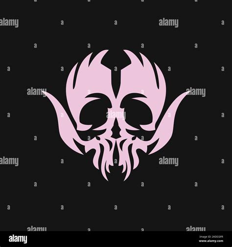 Skull Vector T Shirt Design Apparel Print Biker Pink Skulls Svg