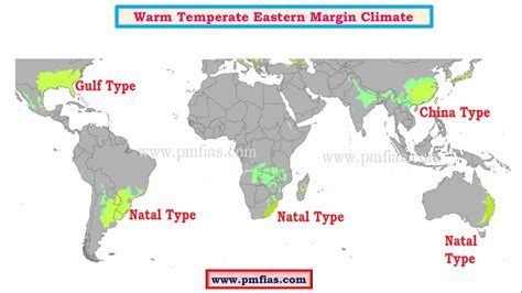 Temperate Climate Zone Map