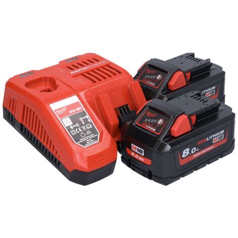 Milwaukee M Hnrg Batterie Starter Set High Output V X Hb