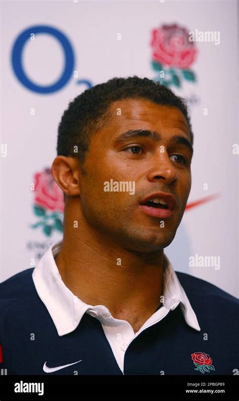 England Rugby captain, Jason Robinson, during a news conference in Johannesburg Wednesday, May ...