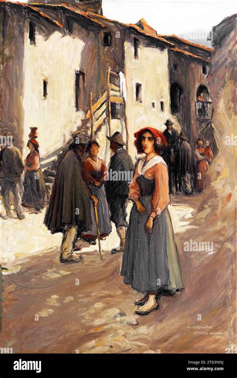 Anticoli Corrado 1904 Wilho Sjostrom Stock Photo Alamy