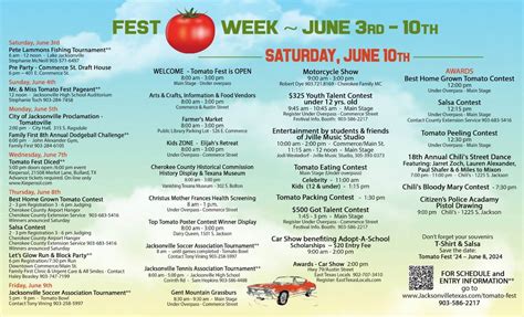 2023 Tomato Fest Program Jacksonville Chamber Of Commerce